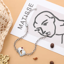 Load image into Gallery viewer, pulsera personalizada de acero inoxidable con grabado de nombre y fecha