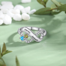 Load image into Gallery viewer, Anillos Infinity personalizados para mujer