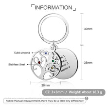 Cargar imagen en el visor de la galería, llaveros personalizados de árbol de la vida para hombre y mujer