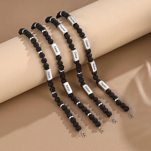 PULSERAS CON ABALORIOS personalizables para hombre y niño