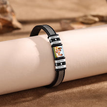 Load image into Gallery viewer, Pulseras con foto personalizables para hombres y niños