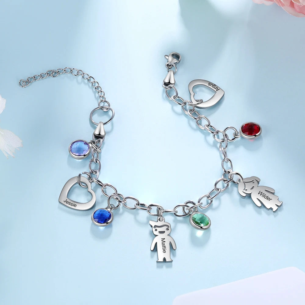 pulsera personalizada con nombre grabado para mujer