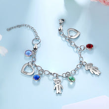 Cargar imagen en el visor de la galería, pulsera personalizada con nombre grabado para mujer