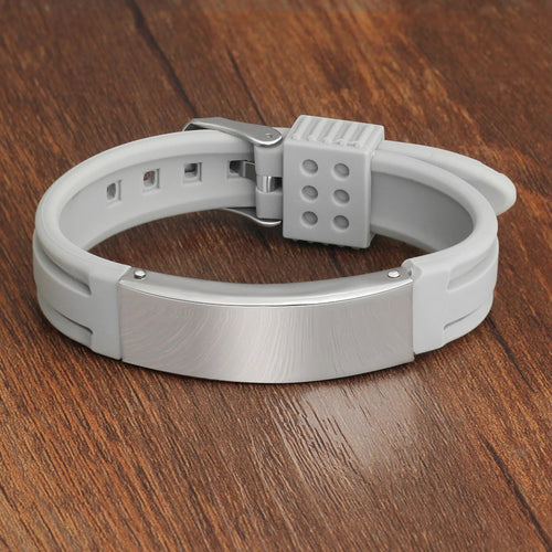 Pulsera personalizada con grabado de nombre para mujer