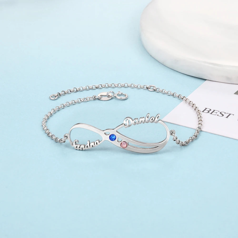 pulsera de plata de ley 925 para mujer