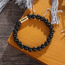 Load image into Gallery viewer, Pulsera de acero inoxidable con grabado personalizado para hombre