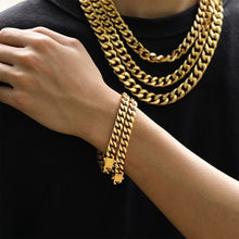 Cargar imagen en el visor de la galería, pulsera de acero inoxidable para hombre