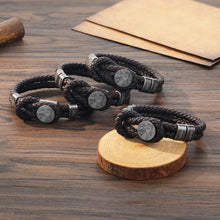 Load image into Gallery viewer, Pulsera de cuero personalizable para hombre