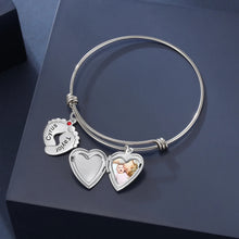 Load image into Gallery viewer, Pulseras personalizadas con foto de corazón