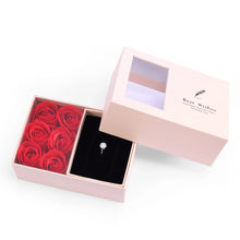 Load image into Gallery viewer, Caja de regalo exquisita de flor de clavel/rosa para joyería