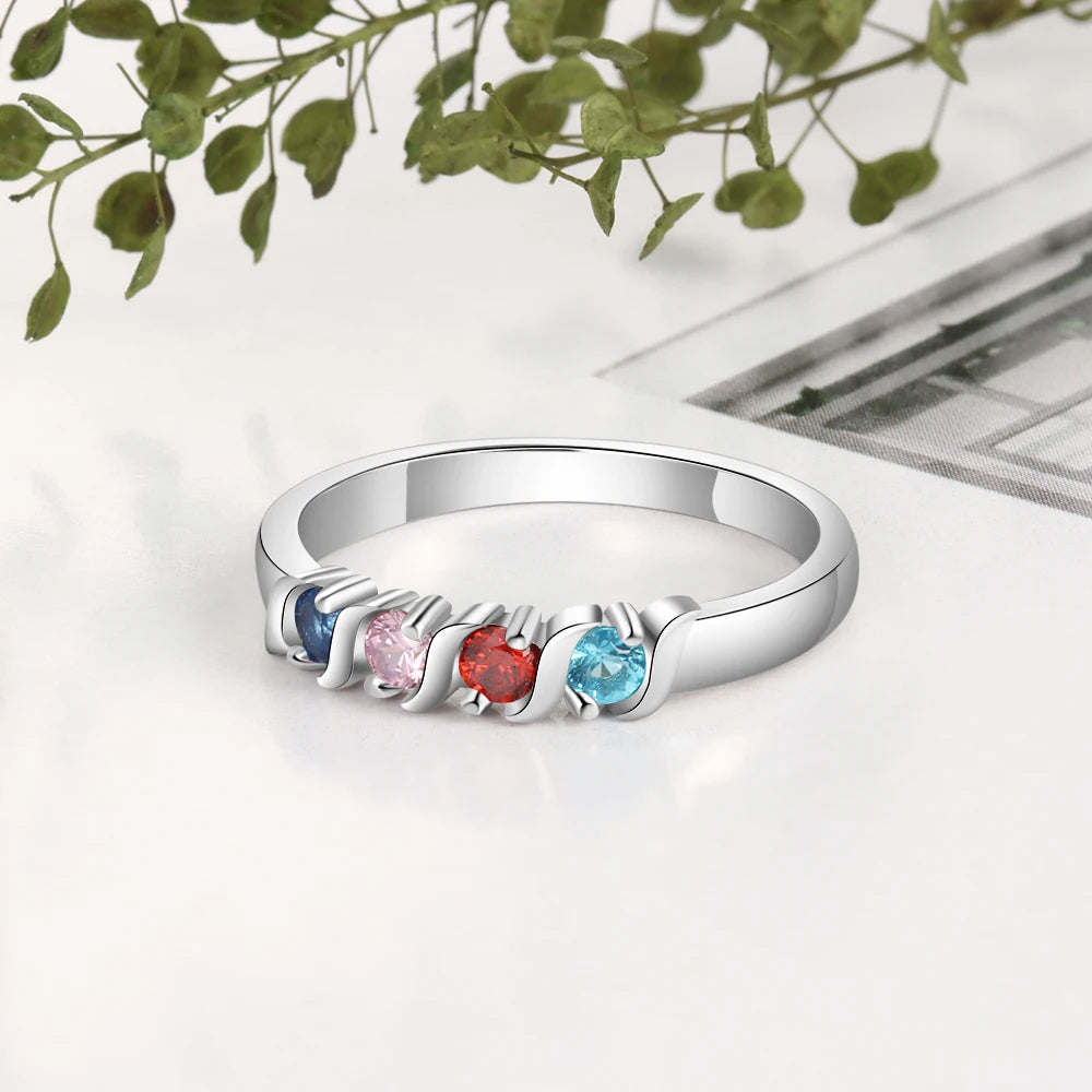 Anillo de boda personalizado para mujer