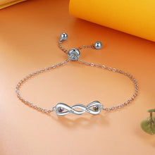 Load image into Gallery viewer, Pulseras Infinity personalizadas con nombre grabado para mujer