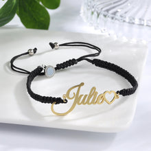 Load image into Gallery viewer, pulsera magnética con nombre personalizado