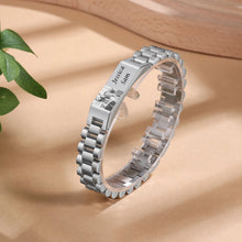 Load image into Gallery viewer, Pulsera con grabado personalizado para hombre