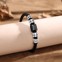 Load image into Gallery viewer, Pulsera de cuero personalizable para hombre