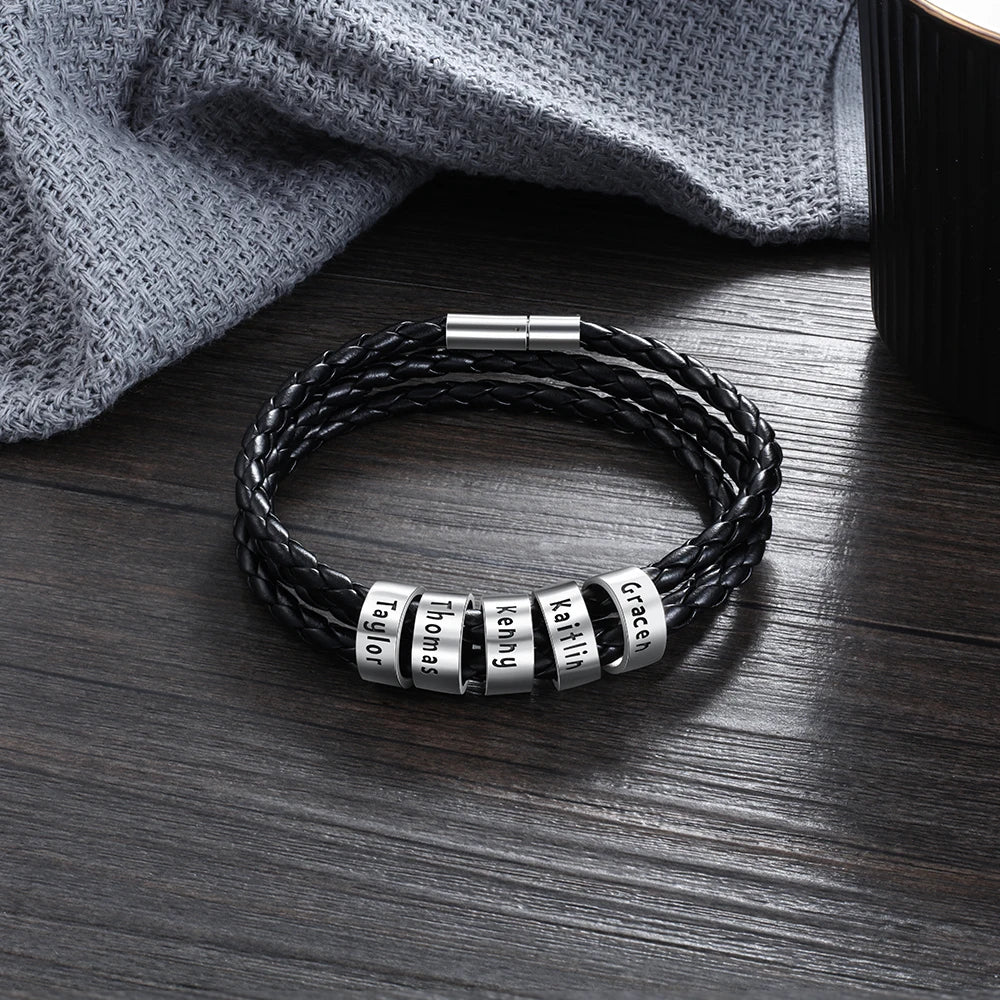 pulsera de plata de ley 925 para hombre