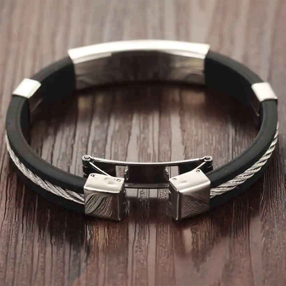 Pulsera de acero inoxidable para hombre