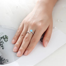 Load image into Gallery viewer, Anillo ajustable de Color plateado para mujer