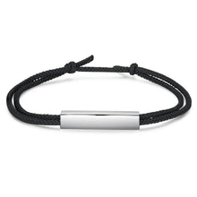 Load image into Gallery viewer, pulsera de cadena de cuerda ajustable para hombre