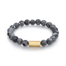 Cargar imagen en el visor de la galería, Pulseras personalizadas con grabado de 4 lados para hombre