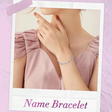 Load image into Gallery viewer, pulsera personalizada con 5 piedras de nacimiento para mujer