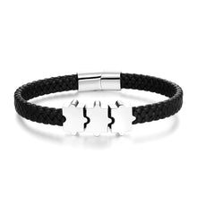 Load image into Gallery viewer, Pulsera de cuero personalizable para hombre