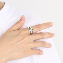 Load image into Gallery viewer, Anillo de Plata de Ley 925 con piedra de circonia cúbica para mujer