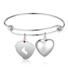 Load image into Gallery viewer, Pulseras personalizadas con foto de corazón