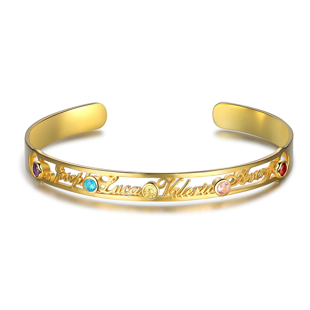 brazalete personalizado con nombre para mujer