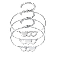 Load image into Gallery viewer, Pulseras personalizadas con nombre BFF para mujer