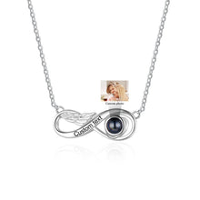 Load image into Gallery viewer, Collar de proyección de foto personalizado de amor infinito