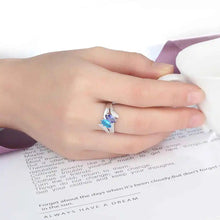 Load image into Gallery viewer, Anillo de piedra natal personalizado para mujer