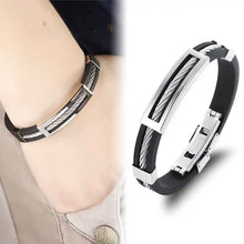 Load image into Gallery viewer, Pulsera de acero inoxidable para hombre