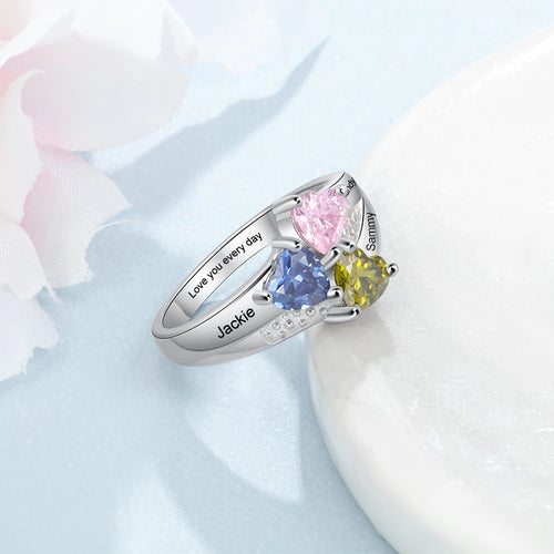 anillos de cobre con nombre grabado para mujer