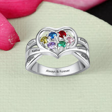 Load image into Gallery viewer, Anillo de Plata de Ley 925 con nombre grabado