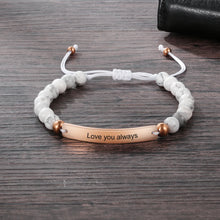 Load image into Gallery viewer, pulsera con grabado personalizado para hombre