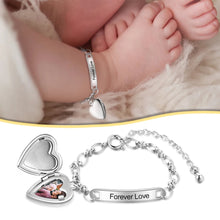 Load image into Gallery viewer, tobilleras con foto personalizada para bebé y niña