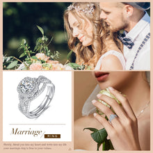 Load image into Gallery viewer, anillos de compromiso de boda para mujer