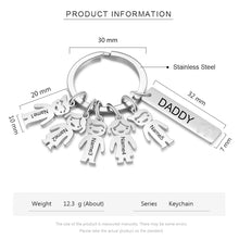 Load image into Gallery viewer, Llaveros con nombre personalizado para niños y niñas