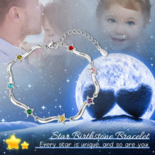 Load image into Gallery viewer, pulsera personalizada con grabado de 2-7 nombres para madres