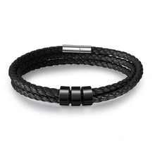 Load image into Gallery viewer, Pulsera de cuero personalizable para hombre