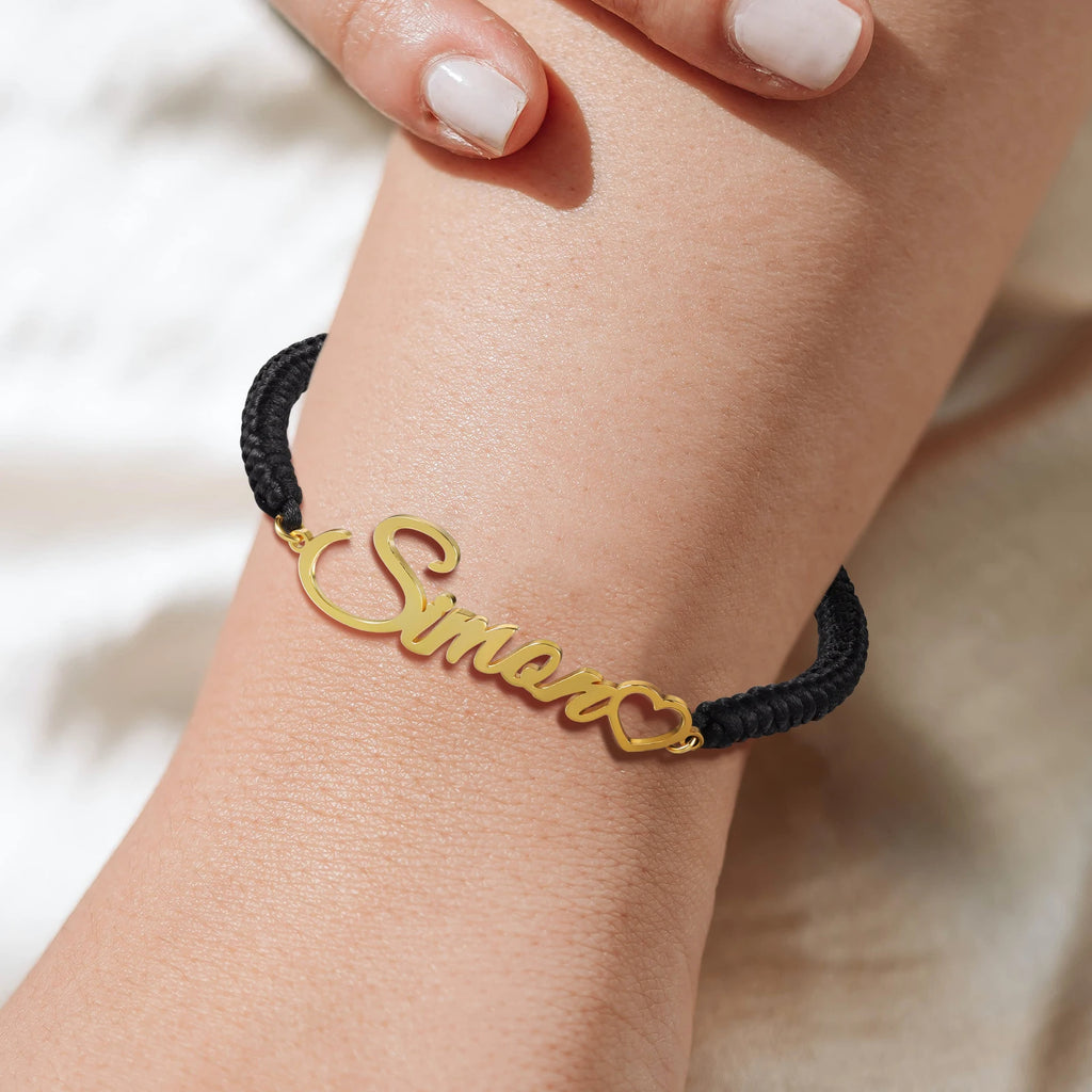 pulsera magnética con nombre personalizado