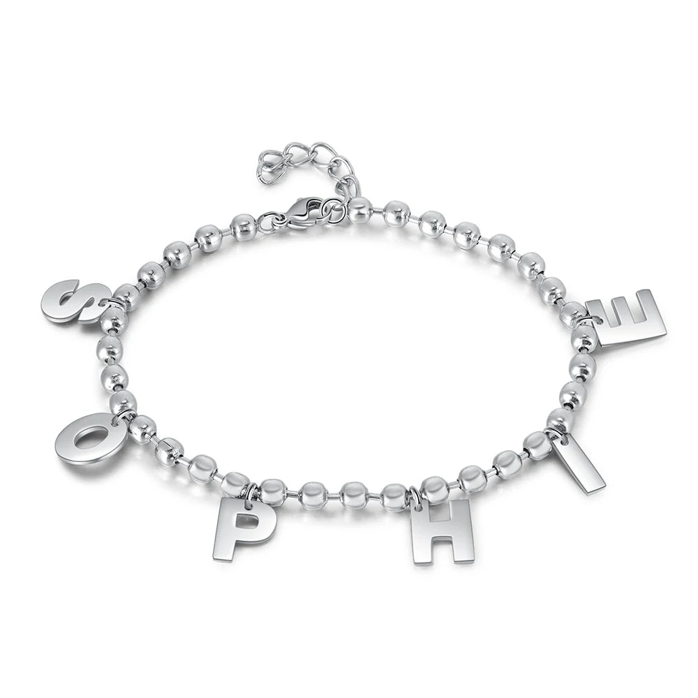 pulsera con nombre personalizado para mujer