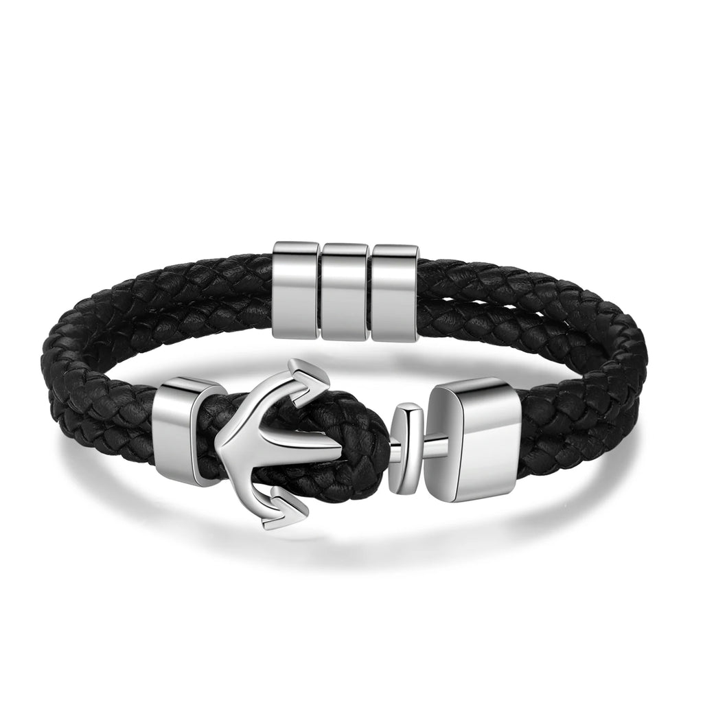 Pulsera de cuentas personalizable para hombre