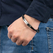 Load image into Gallery viewer, Pulsera personalizada de acero inoxidable para hombre