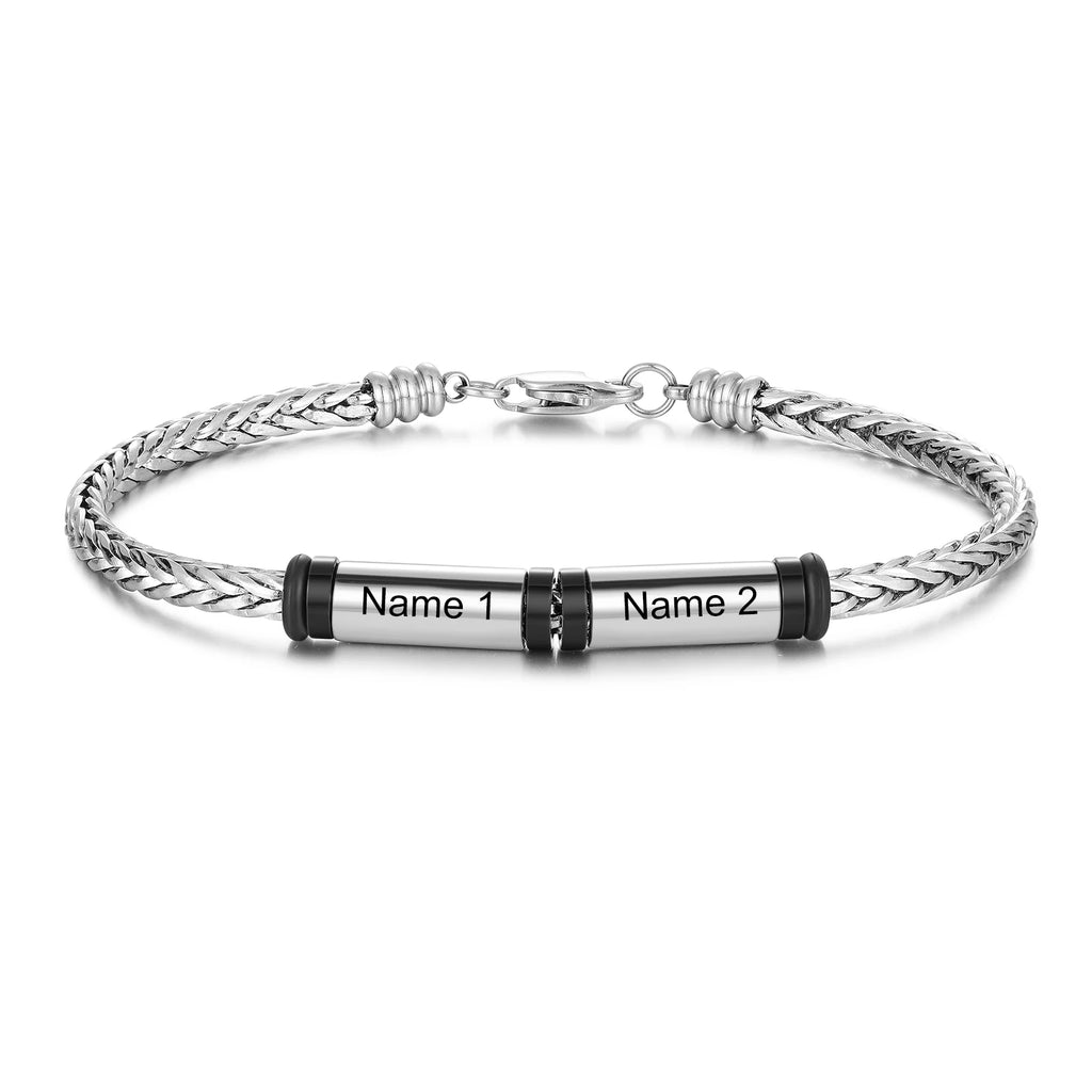 Pulsera de cadena trenzada para hombre