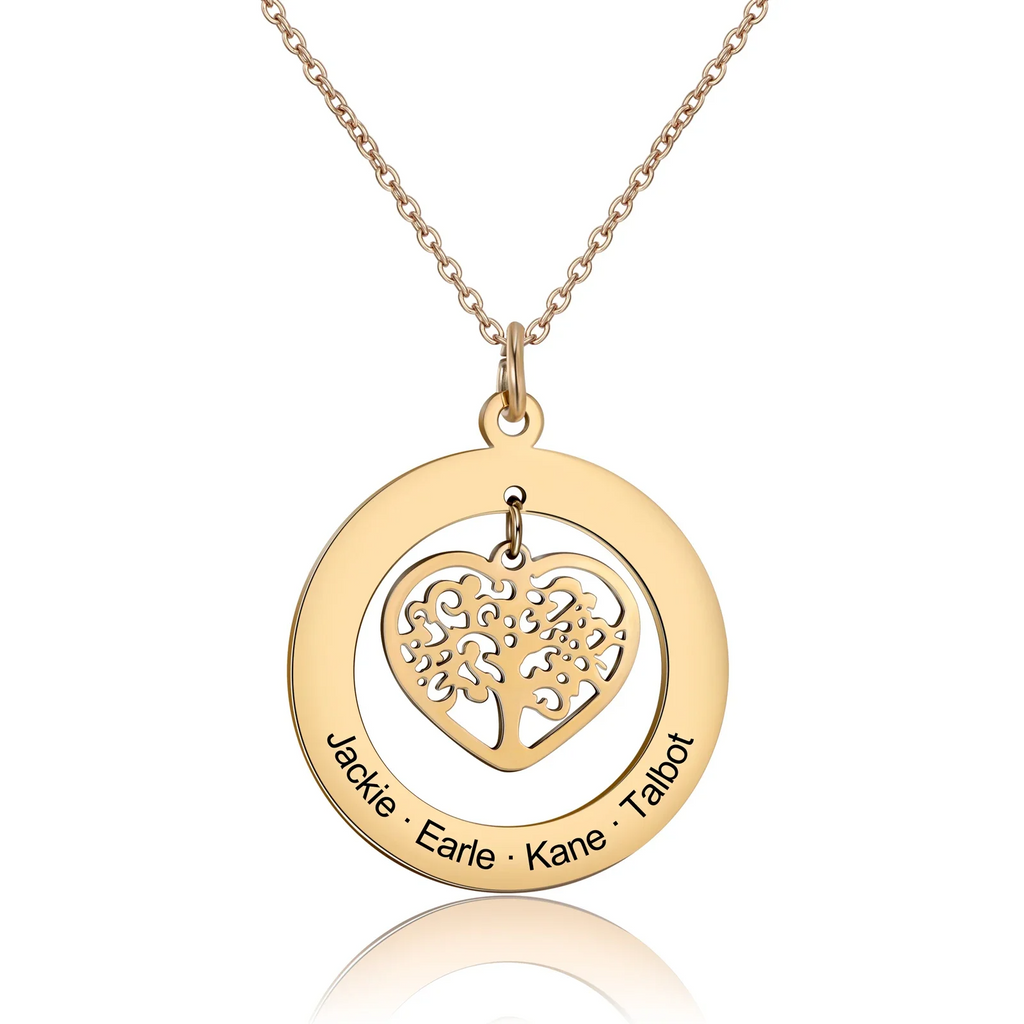 Collar personalizado de árbol de la vida