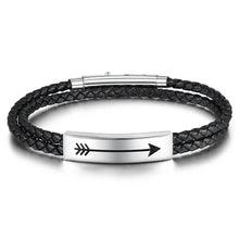 Load image into Gallery viewer, Pulsera personalizada de acero inoxidable para hombre