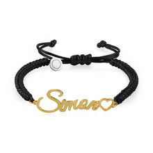 Load image into Gallery viewer, pulsera magnética con nombre personalizado