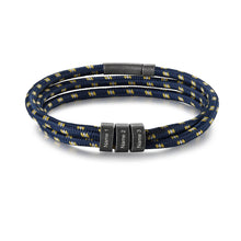 Load image into Gallery viewer, Pulsera personalizada con 2-4 cuentas de nombre para hombre